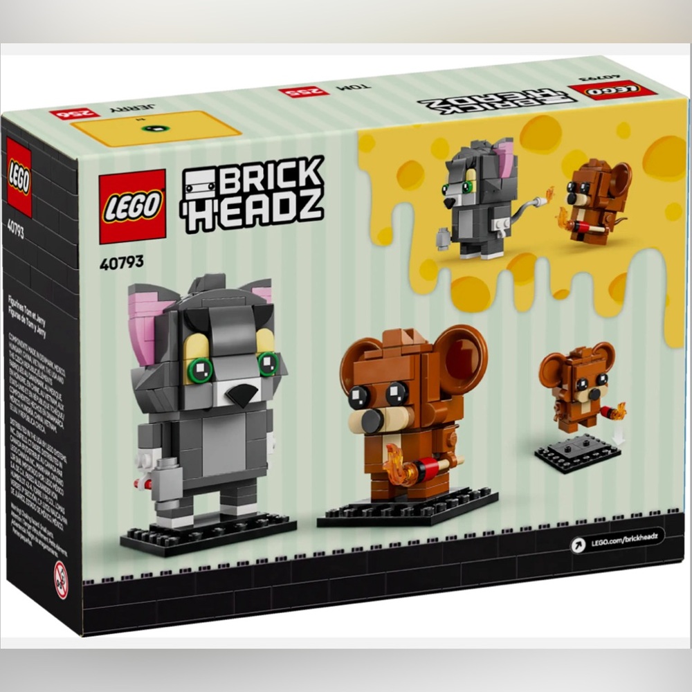 LEGO Tom & Jerry Figures Brickheadz 40793 New in Sealed Box